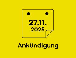 News-Kategorie: Ankündigung 