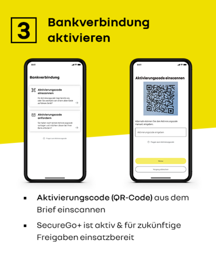 App Aktivierungscode einscannen