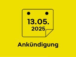 News-Kategorie: Ankündigung