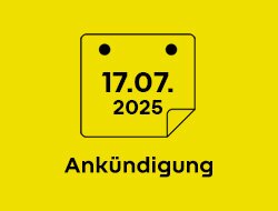 News-Kategorie: Ankündigung